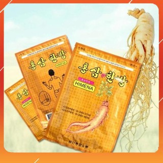 Combo 10 Gói Cao Dán Vàng Hồng Sâm Himena Hàn Quốc