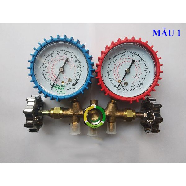 Đồng hồ đôi đo áp suất gas máy lạnh [RẺ VÔ ĐỊCH] - đồng hồ nạp gas đôi