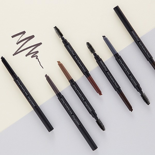 CHÌ KẺ MÀY 2 ĐẦU INNISFREE AUTO EYEBROW PENCIL MẪU ĐEN