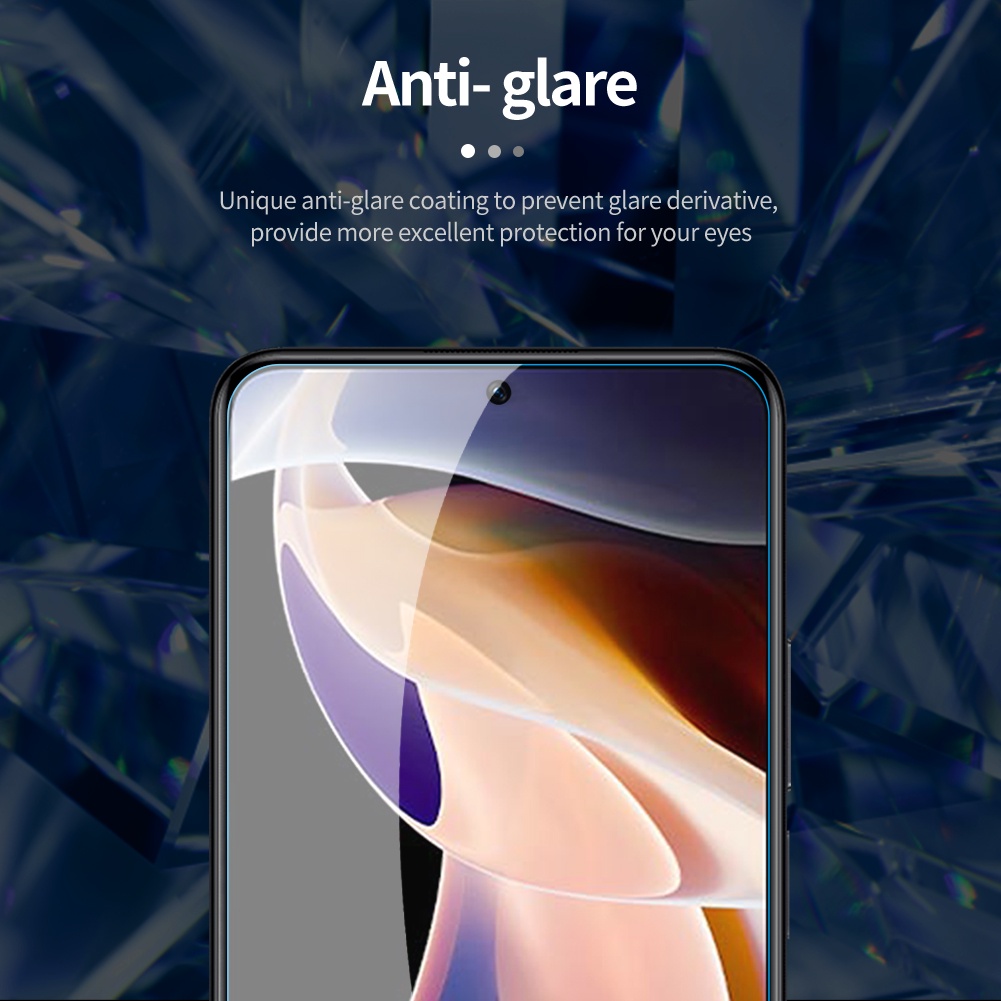 Kính cường lực Nillkin H+ Pro 9H 2.5D trong suốt bảo vệ màn hình chống nổ cho Xiaomi POCO X4 NFC / Redmi note 11 pro (China)