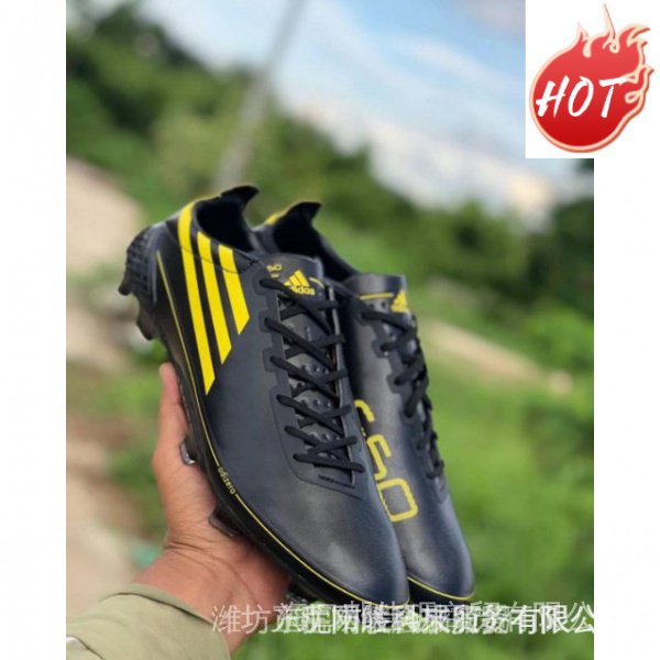 Giày Đá Bóng F50 Adizero fantasy Màu Vàng Đen Thời Trang Cho Nam