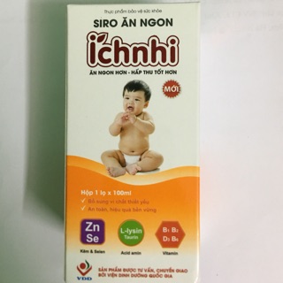 Siro ăn ngon ích nhi 100 ml