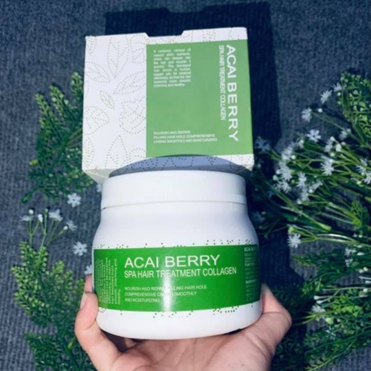 Hấp dầu phục hồi Acai Berry Spa Hair Treatment Collagen 1000ml