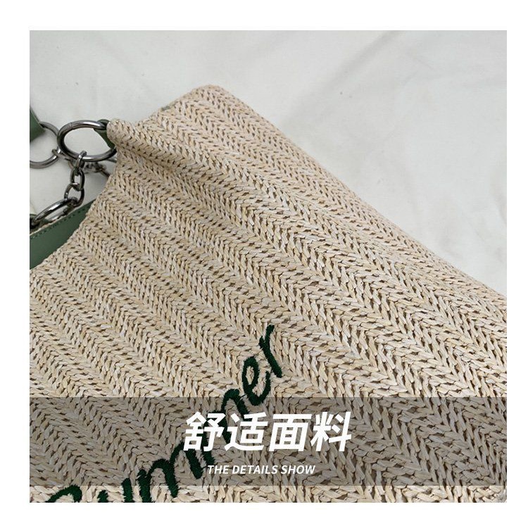 Túi tote Đan Rơm Đeo Vai Sức Chứa Lớn 2022 Thời Trang Mùa Hè Cho Nữ