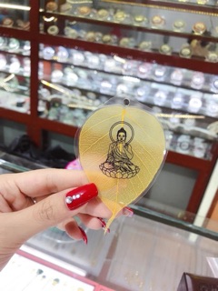 Lá bồ đề dát vàng 10k