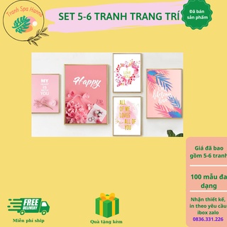 Khung ảnh -tranh treo tường phòng khách quán cafe trà sữa trang trí spa seo2 kks1
