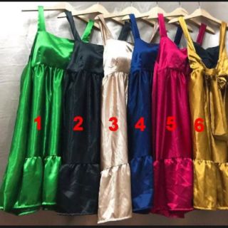 Đầm nữ đuôi cá phi lụa thắt nơ