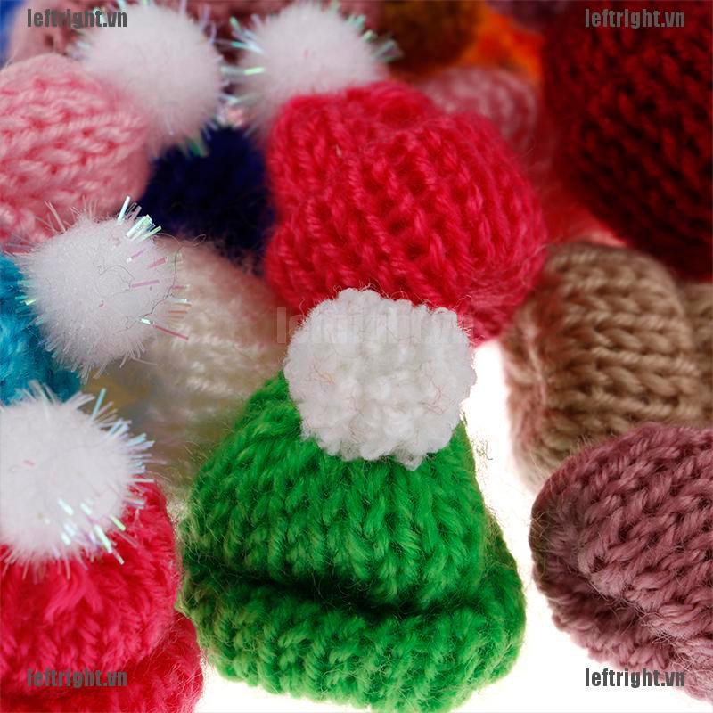 Set 10 Mũ Len Mini 3.5CM Xinh Xắn Dùng Làm Đồ Thủ Công Cho Búp Bê