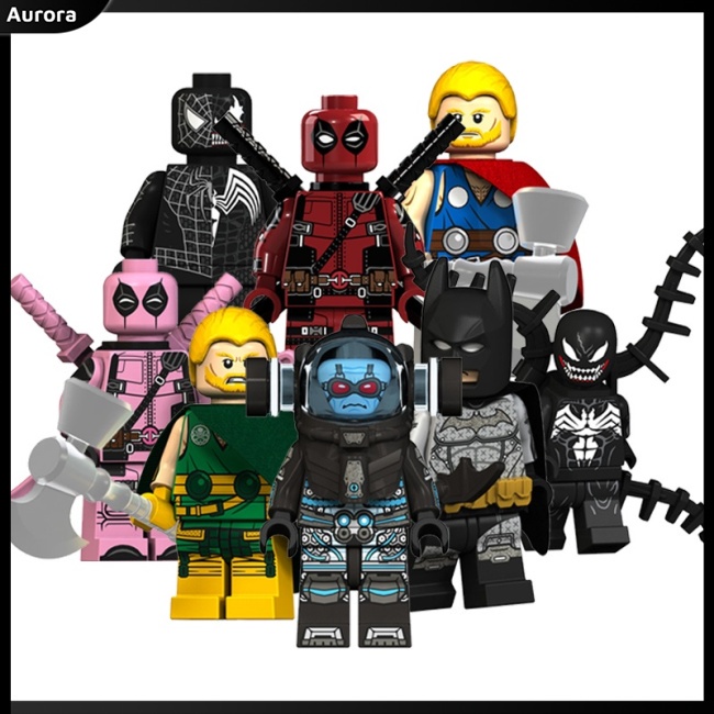 Mô Hình Lego Nhân Vật Deadpool Hồng Cực Quang