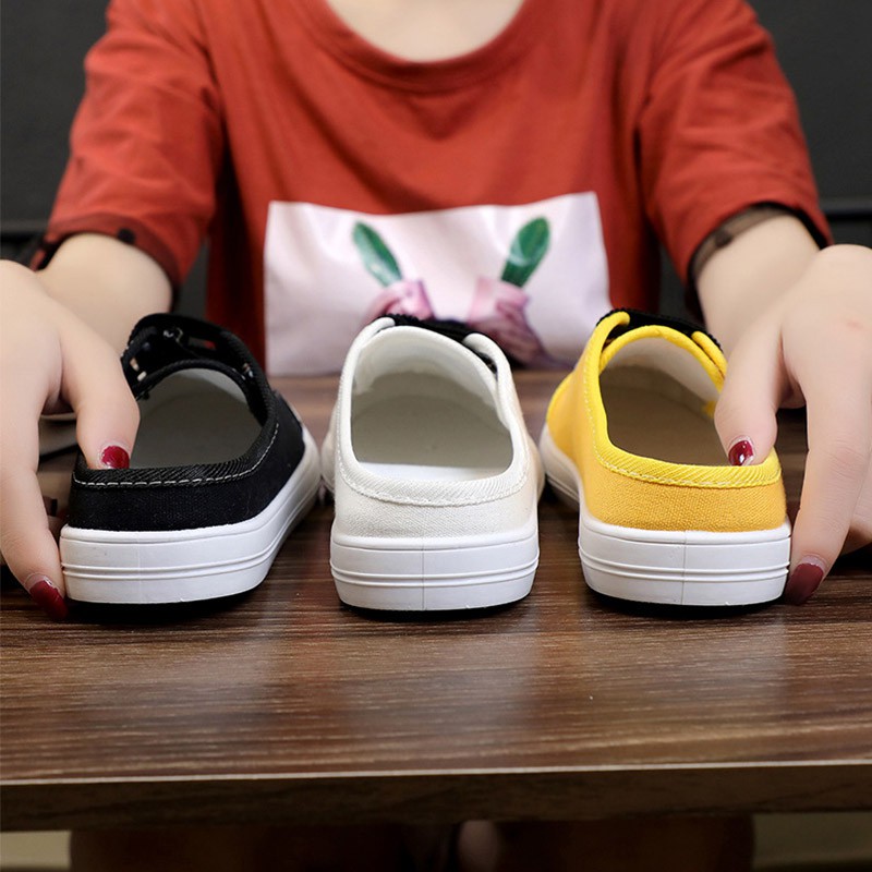 Giày sneaker nữ đế bệt chống trượt