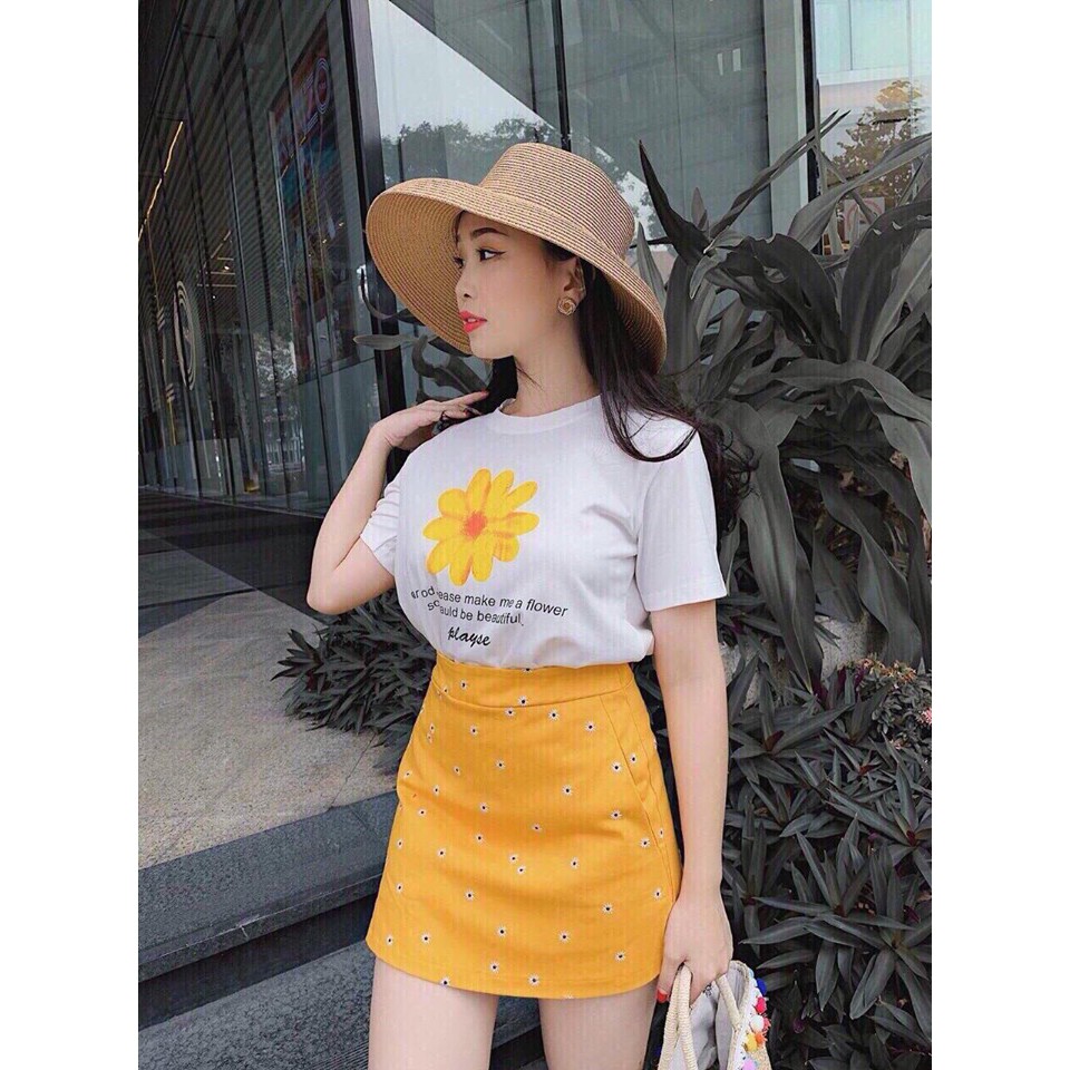 SÉT ÁO VÁY IN HOA TRẺ TRUNG PHONG CÁCH HÀN QUỐC VESTA SA011 | BigBuy360 - bigbuy360.vn