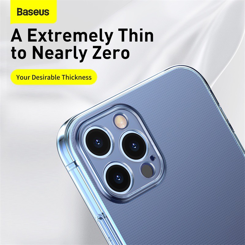 Ốp điện thoại Baseus trong suốt cho Iphone 12 iphone 12Pro Max | BigBuy360 - bigbuy360.vn