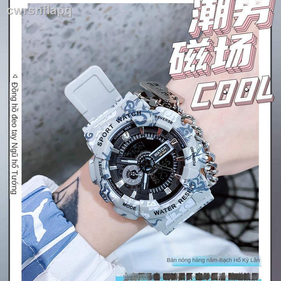 ₪♀▤Five Tigers Admiral Đồng hồ thể thao của nam Học sinh trung cơ sở và Mẫu điện tử dành cho nữ Xu hướng trong