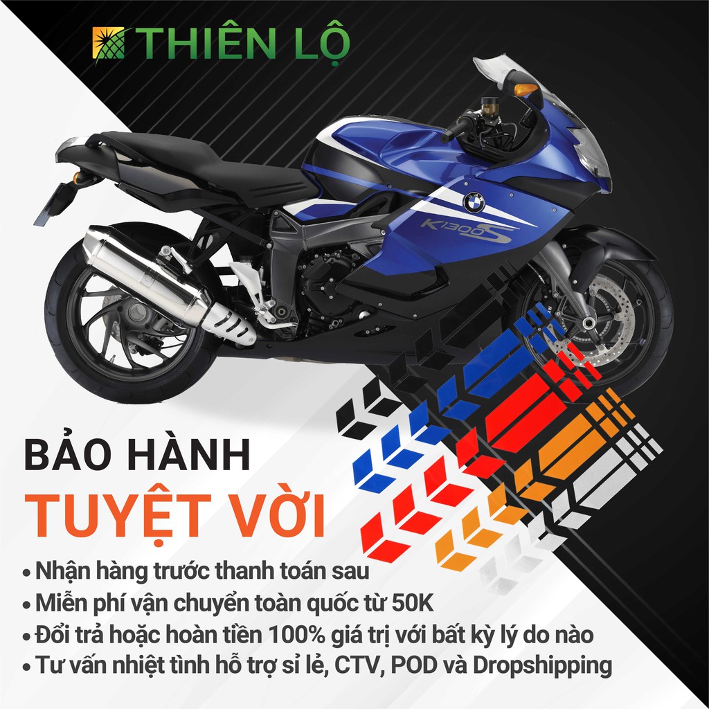 Bộ Decals tem dán phản quang hình mũi tên trang trí ô tô xe máy cao cấp - Sản phẩm cao cấp của Thiên Lộ