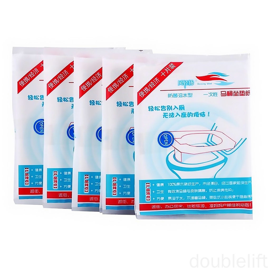 Tấm phủ bệ ngồi bồn cầu chống thấm nước dùng 1 lần tiện dụng