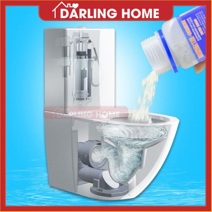 Bột Thông Bồn Cầu Thông Cống Nghẹt Cực Mạnh Tiện Lợi - Darling Home