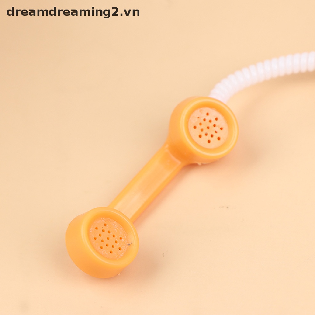 Mô Hình Điện Thoại Để Bàn 2Vn Kiểu Cổ Điển Dùng Trang Trí Nhà Búp Bê