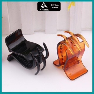 Kẹp tóc nữ, kẹp càng cua 3 răng, 5 răng đen hàn quốc siêu bền kt01
