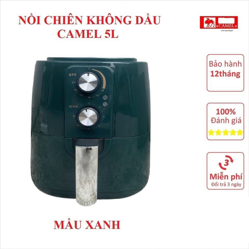 NỒI CHIÊN KHÔNG DẦU CAMEL 5L SỬ DỤNG CÔNG NGHỆ THẾ HỆ MỚI ( 1995 GIA DỤNG )