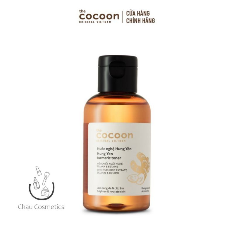 Nước Nghệ Hưng Yên Cocoon Toner AHA 5% 140ml