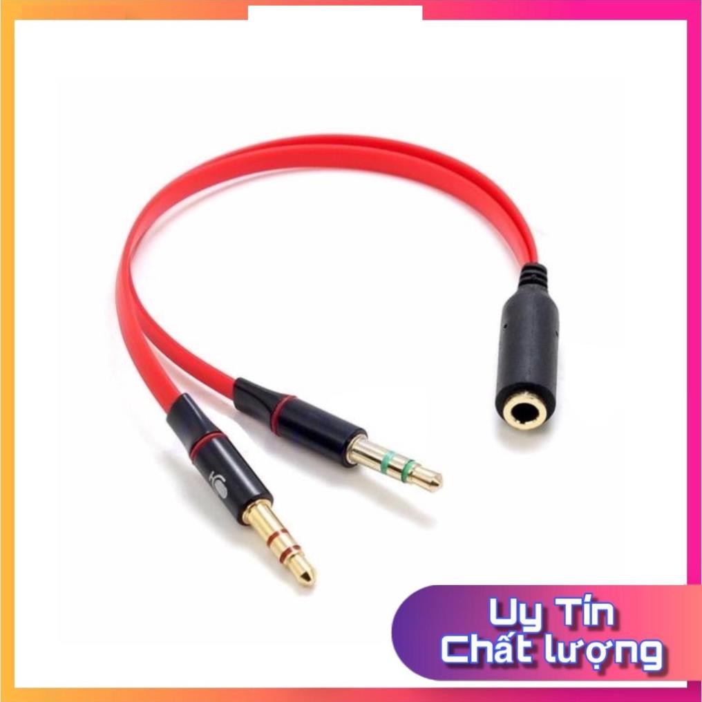 Freeship 50k Jack chia audio và mic 3.5 | jack chia tai nghe 3.5 -dc1307