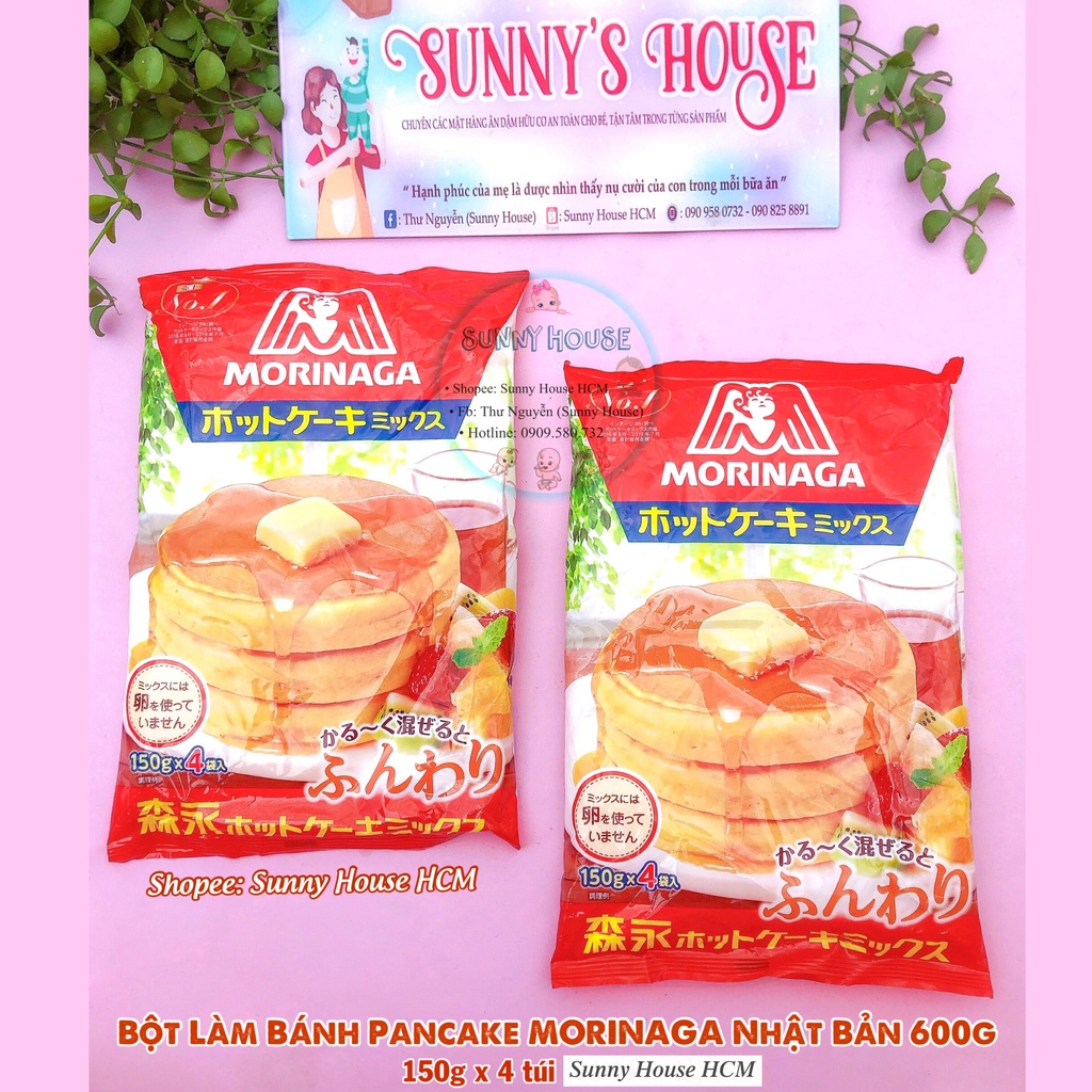 Bột làm bánh pancake Morinaga 600g