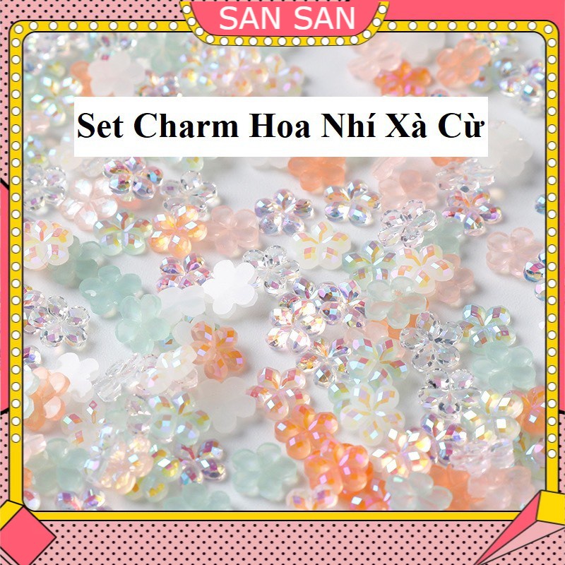 Hoa Nhí Xà Cừ TRANG TRÍ MÓNG Phong Cách Nhật Bản Mới