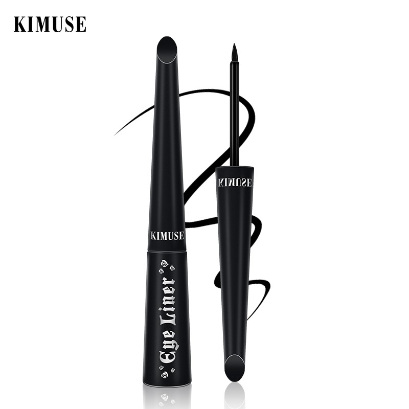 Bút kẻ mắt nước KIMUSE màu đen siêu đậm chống nước lâu trôi dễ dùng 13g