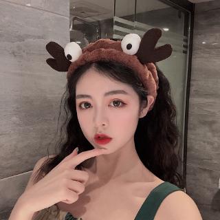 Băng Đô Cài Tóc Kiêm Khẩu Trang Rửa Mặt Hình Động Vật Dễ Thương Phong Cách Hàn Quốc