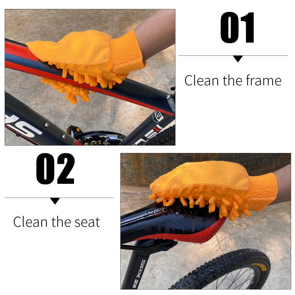 WEST BIKING Set 6 dụng cụ vệ sinh xe đạp thiết kế tiện lợi dễ dùng