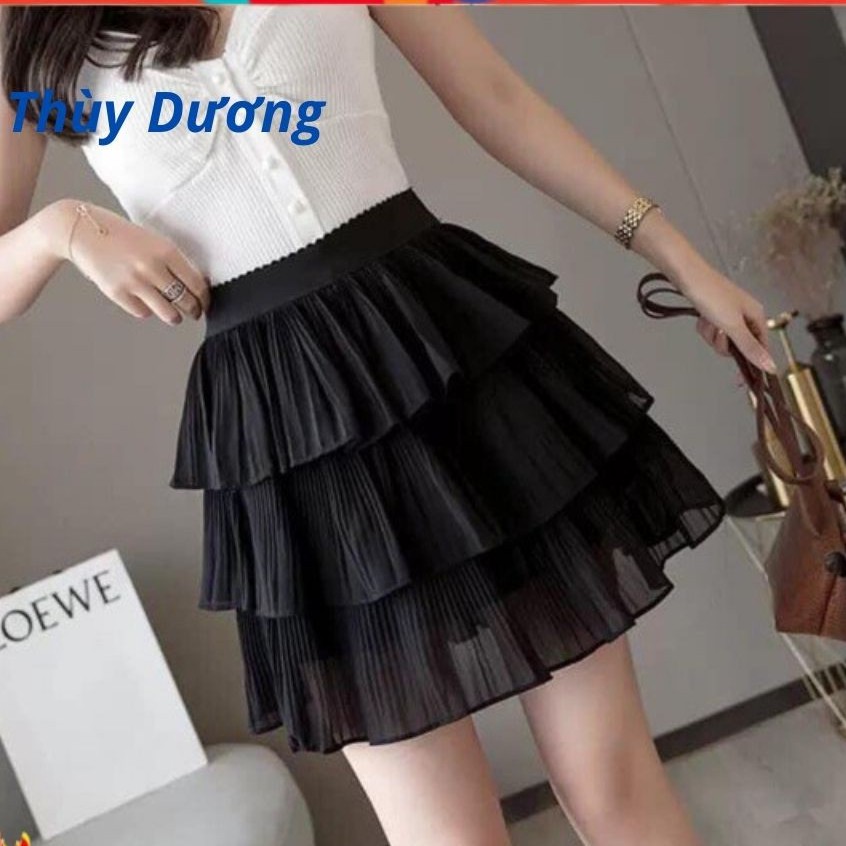(FREESHIP)Chân Váy 3 Tầng Xếp Ly, Chân Váy Xòe Kiểu Dáng Năng Động, Trẻ Trung, Chất Liệu Nhẹ Mát | BigBuy360 - bigbuy360.vn