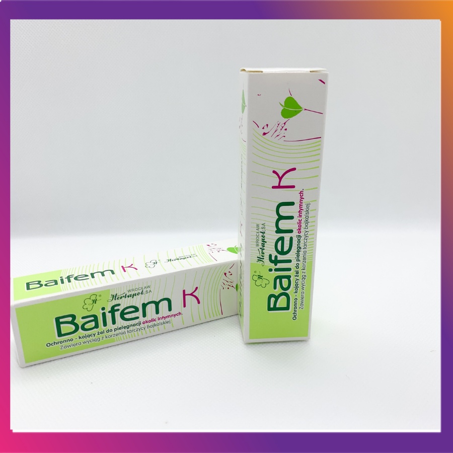 Baifem K - Gel Hoàng cầm bảo vệ dịu nhẹ