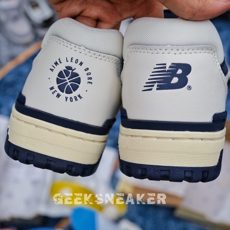 [GeekSneaker] Giày Sneaker NB - Aime Leon Dore New Balance 550 &quot;White / Navy&quot; ALD | NB550