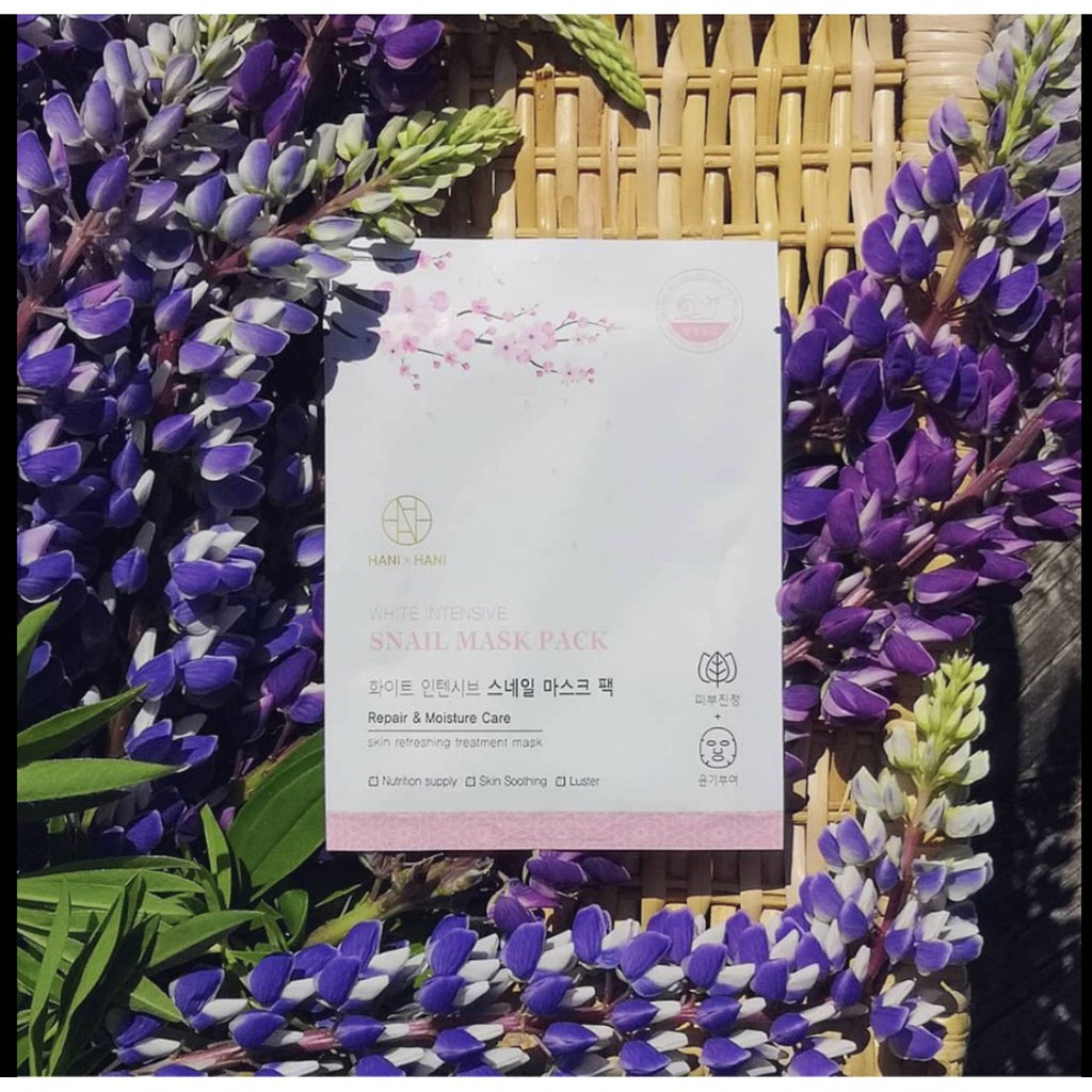 Mặt Nạ Dưỡng Ẩm Chuyên Sâu Tinh Chất Ốc Sên/White Intensive Snail Mask Pack