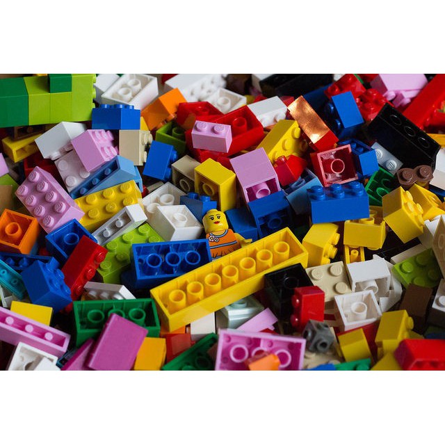 ⛔GIADUNGHOANGMAI⛔ Lego cho bé (LOẠI 460 CHI TIẾT - VỎ XANH)
