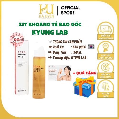 Xịt Khoáng Tế Bào Gốc KYUNG LAB PDNR THERAPY MIST, Cấp Ẩm, Phục Hồi, Bảo Vệ Da - 150ml