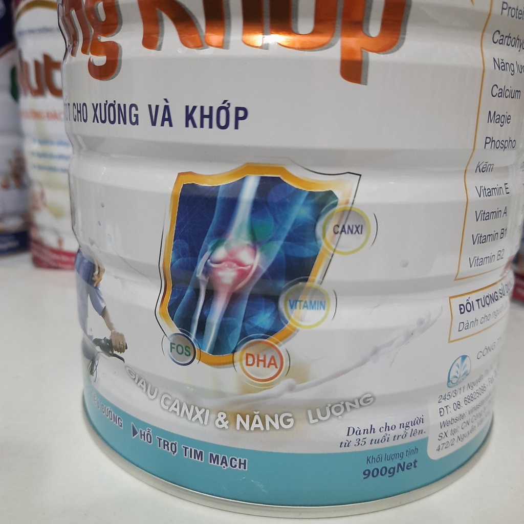 Sữa Vinastar xương khớp 900g ngừa loãng xương, hỗ trợ tim mạch