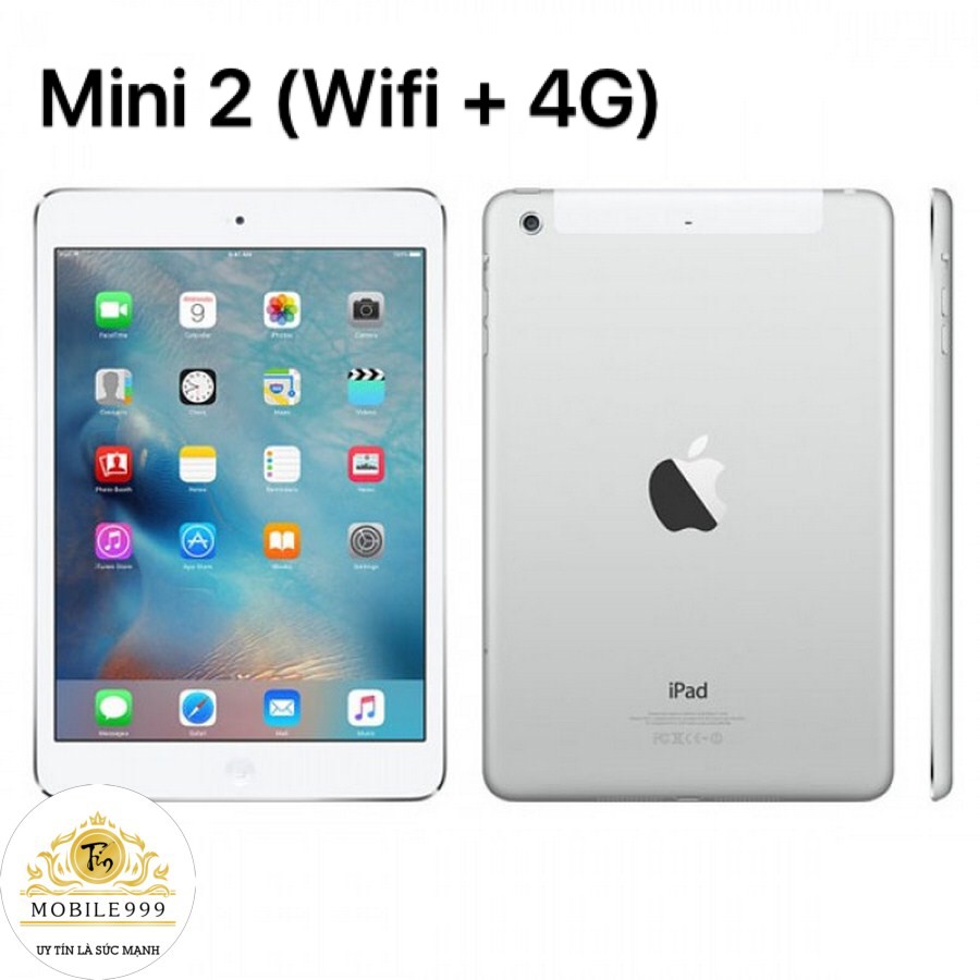 iPad Mini 2 (Wifi + 4G) 16G /32G /64G /128GB Chính Hãng - Zin Đẹp 99% Màn Retina siêu đẹp - Máy nhỏ gọn - MOBILE999 | BigBuy360 - bigbuy360.vn