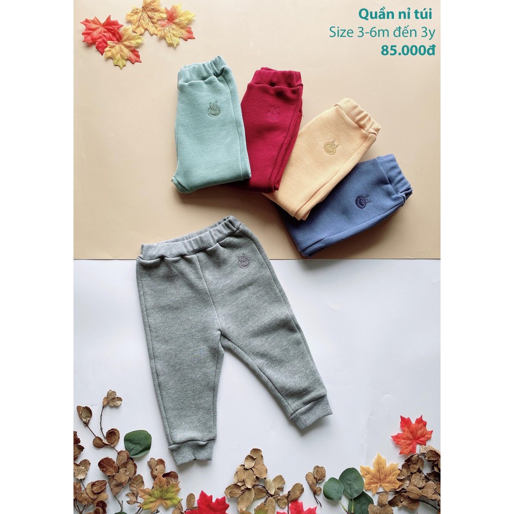 Quần nỉ cho bé Little love
