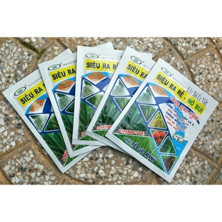 Phân bón lá siêu ra rễ nở bụi gói 30gr chuyên dùng cho lúa rau màu hoa lan hoa mai cây cảnh.
