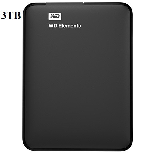 Ổ cứng di động 2.5" Western Elements 3TB (Màu đen)