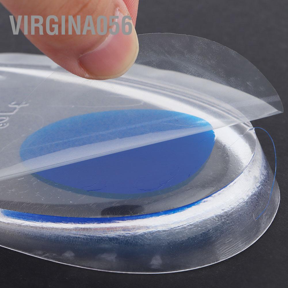 Virgina056 2 Pairs Height Increase Insoles Invisible Lift Shoes Insert for Men &amp; Women