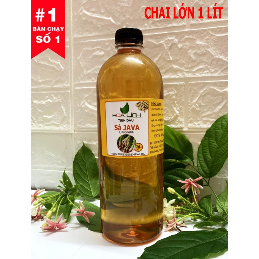 1 lít tinh dầu sả  JAVA đuổi muỗi, kiến và côn trùng -HOALINH