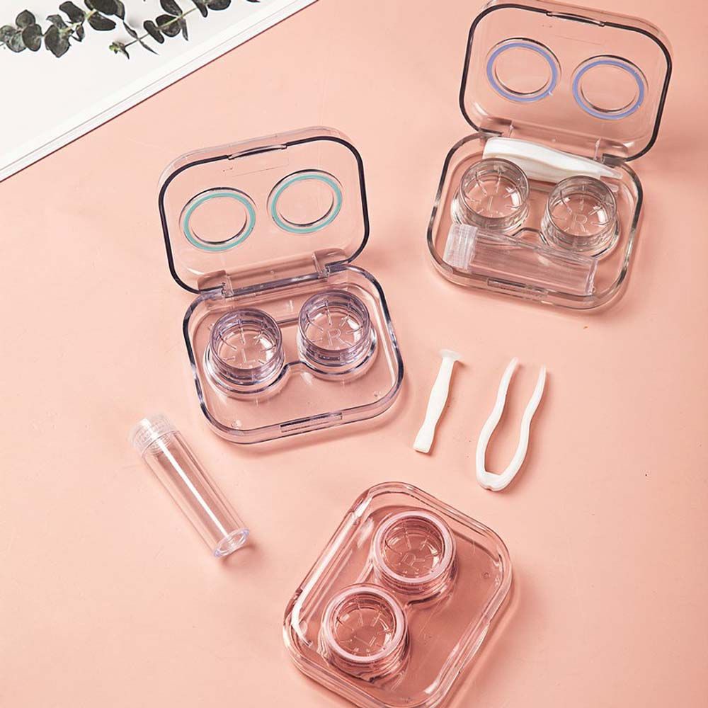 Hộp đựng kính áp tròng hình chữ nhật thiết kế dễ thương độc đáo chất lượng cao