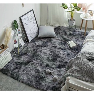 Thảm lông trải sàn decor phòng ngủ, khách