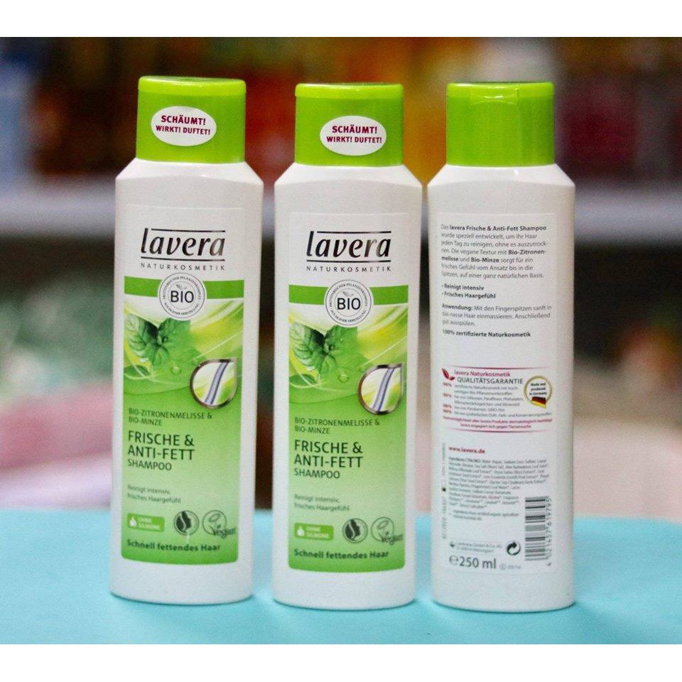 (CHÍNH HÃNG ) ( HÀNG  XÁCH TAY ĐỨC )Dầu gội đầu 100% THIÊN NHIÊN, 100% HỮU CƠ dành cho tóc dầu của hãng Lavera
