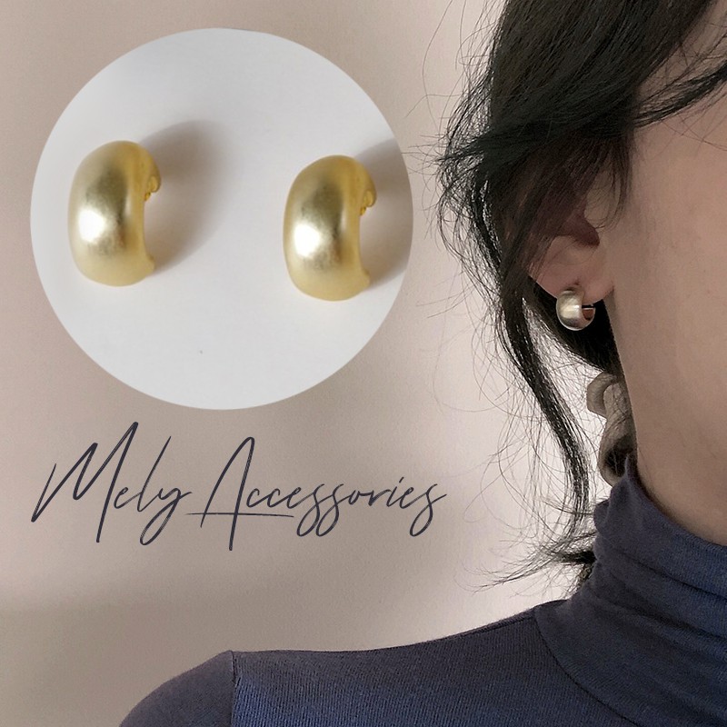 Bông tai mạ vàng hottrend kiểu dáng sang trọng hiện đại dành cho nữ - Mely D43