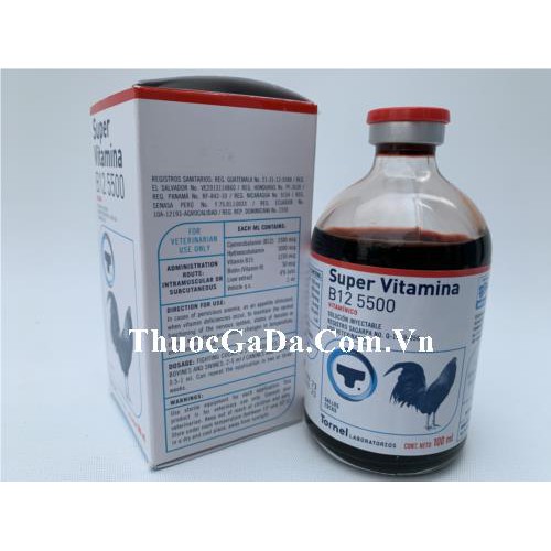 Thuốc Nuôi Gà Đá B 1 2 5 5 0 0 Bổ Sung Chất Dinh Dưỡng Cho Gà Đá (10ml)