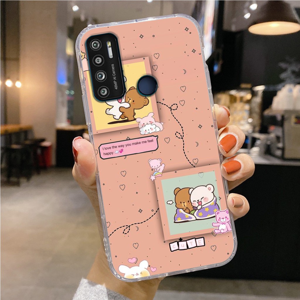 ỐP LƯNG VSMART STAR 3/STAR 4/STAR 5/JOY 4/LIVE 4, IN HÌNH GẤU ĐÔI SIÊU ĐÁNG YÊU.