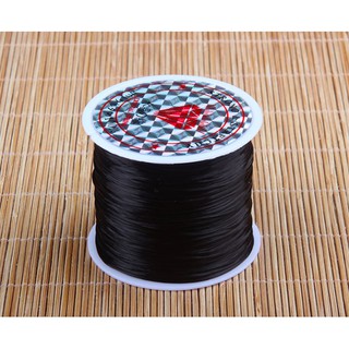 Cuộn cước thun xõ chuỗi. Màu đen. Giá 33k/1 cuộn 60 mét. Hàng luôn có sẵn nhe các bạn. Rất bền luôn.